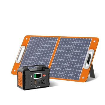 Hot продажба преносим слънчев генератор - сгъваем слънчев панел 60W 100W 18V мощност за лаптоп телефон таблет лампа