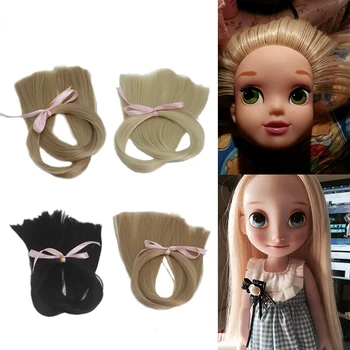BJD кукла перука Ob коса засаждане коприна мека и устойчива на висока температура коса DIY перука материал