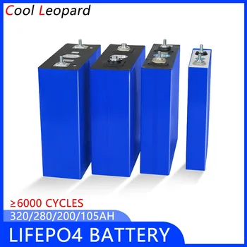 3.2V 320Ah 280AH 200AH 105AH LiFePo4 батерия за голф количка акумулаторна литиево-желязо фосфатна клетка DIY 12V 24V слънчева батерия