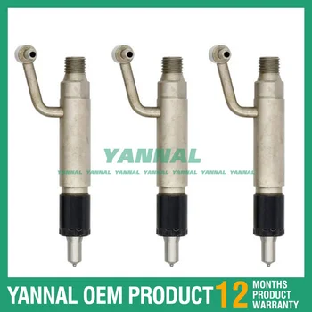 Произведено в Китай 3 бр. Инжектори за гориво за двигателя Yanmar Komatsu 3D84E 3TNE84 3TNE88 729503-53100