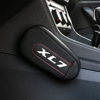 Висококачествена кожена възглавница за крака Наколенка за кола Подложка за рамо на вратата на колата Интериорни аксесоари за кола за Suzuki XL7