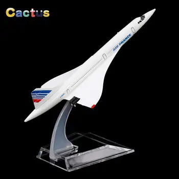 16cm Air France Concorde Свръхзвуков Jet Самолет Самолет Самолет Метал
