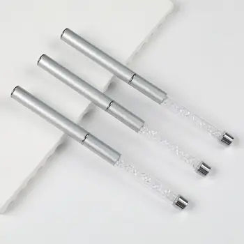 Nail Design Pen Professional Nail Art Liner Brush with Metal Handle Soft Nylon Bristles Многофункционален UV гел за маникюр